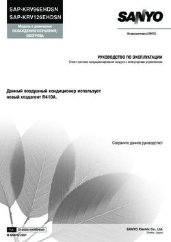 РУКОВОДСТВО ПО ЭКСПЛУАТАЦИИ - Сплит-система кондиционирования воздуха с инверторным управлением
