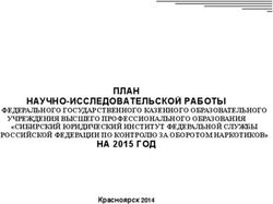 ПЛАН НАУЧНО-ИССЛЕДОВАТЕЛЬСКОЙ РАБОТЫ
