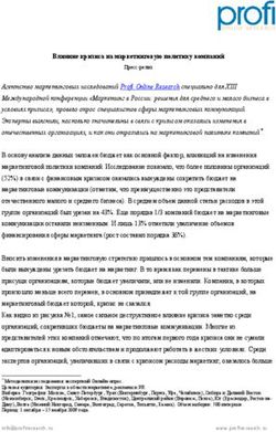 Влияние кризиса на маркетинговую политику компаний
