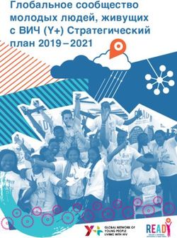 Глобальное сообщество молодых людей, живущих с ВИЧ (Y+) Стратегический план 2019 2021 - Global Network of Young People ...