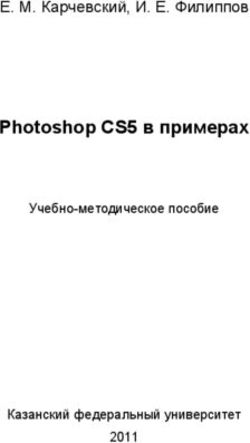 Photoshop CS5 в примерах - Е. М. Карчевский, И. Е. Филиппов - Учебно-методическое пособие