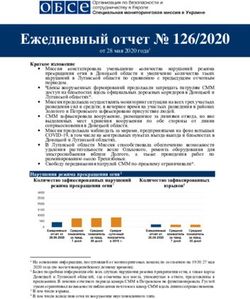 Ежедневный отчет 126/2020 - от 28 мая 2020 года1 - OSCE