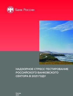 НАДЗОРНОЕ СТРЕСС-ТЕСТИРОВАНИЕ РОССИЙСКОГО БАНКОВСКОГО СЕКТОРА В 2021 ГОДУ - Москва 2021