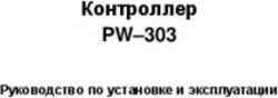 Контроллер PW-303 Руководство по установке и эксплуатации
