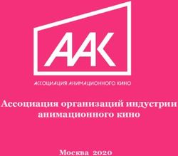 Ассоциация организаций индустрии анимационного кино - Москва 2020