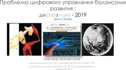 Проблема цифрового управления балансами развития : диспозиция 2019 - Александр Иванович Агеев