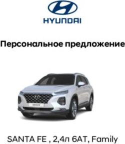 Персональное предложение - SANTA FE , 2,4л 6AT, Family