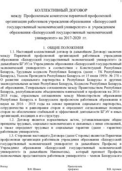 КОЛЛЕКТИВНЫЙ ДОГОВОР - БГЭУ