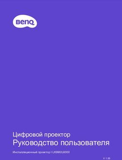 Руководство пользователя - Цифровой проектор Инсталляционный проектор I LK990/L6000