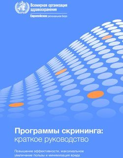 Программы скрининга: краткое руководство - Повышение эффективности, максимальное увеличение пользы и минимизация вреда - World Health ...