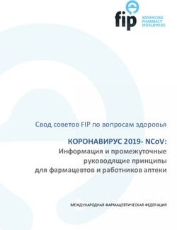 КОРОНАВИРУС 2019- NCOV: СВОД СОВЕТОВ FIP ПО ВОПРОСАМ ЗДОРОВЬЯ - МЕЖДУНАРОДНАЯ ФАРМАЦЕВТИЧЕСКАЯ ФЕДЕРАЦИЯ