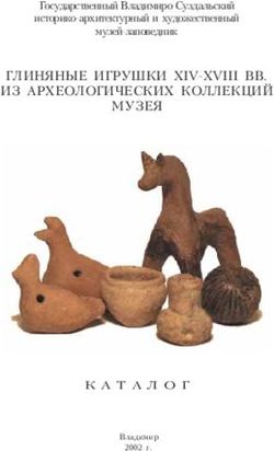 ГЛИНЯНЫЕ ИГРУШКИ XIV XVIII ВВ - ИЗ АРХЕОЛОГИЧЕСКИХ КОЛЛЕКЦИЙ МУЗЕЯ Государственный Владимиро Суздальский историко архитектурный и художественный ...