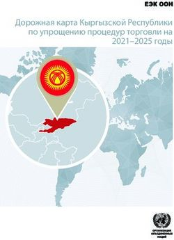 Дорожная карта Кыргызской Республики по упрощению процедур торговли на 2021-2025 годы