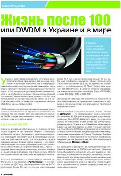 Жизнь после 100 или DWDM в Украине и в мире - Сети и Бизнес