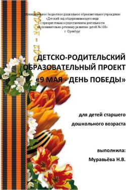 ДЕТСКО-РОДИТЕЛЬСКИЙ ОБРАЗОВАТЕЛЬНЫЙ ПРОЕКТ "9 МАЯ - ДЕНЬ ПОБЕДЫ"