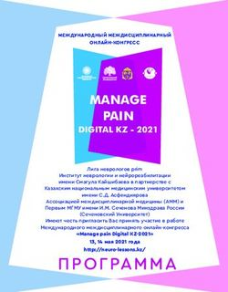 MANAGE PAIN DIGITAL KZ 2021 - Институт неврологии имени Смагула ...