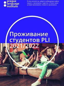 Проживание студентов PLI 2021/2022 - prague language institute