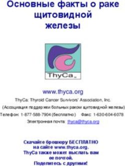 Основные факты о раке щитовидной железы