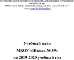 Учебный план МБОУ "Школа 59" на 2019-2020 учебный год