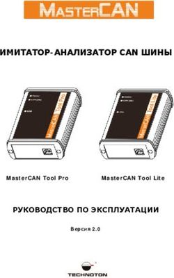 ИМИТАТОР-АНАЛИЗАТОР CAN ШИНЫ - РУКОВОДСТВО ПО ЭКСПЛУАТАЦИИ MasterCAN Tool Pro