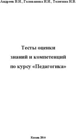 Тесты оценки знаний и компетенций по курсу "Педагогика" - Андреев В.И., Голованова И.И., Телегина Н.В.