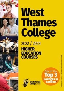 West Thames College - 2022 / 2023 Higher Education Courses