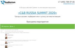 "C&B RUSSIA SUMMIT 2020" - IX Всероссийский Саммит по мотивации персонала - auditorium-cg.ru