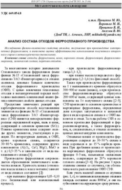 АНАЛИЗ СОСТАВА ОТХОДОВ ФЕРРОСПЛАВНОГО ПРОИЗВОДСТВА