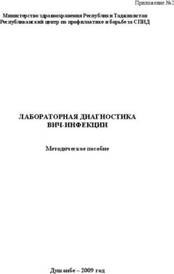 ЛАБОРАТОРНАЯ ДИАГНОСТИКА ВИЧ-ИНФЕКЦИИ - Методическое пособие - Душанбе - 2009 год