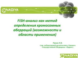 FISH анализ как метод определения хромосомных аберраций возможности и й области применения р - Пилип Л.Я.