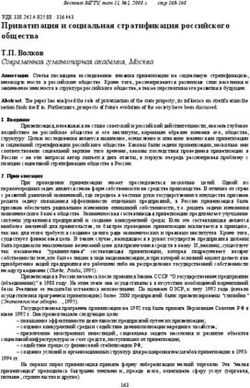 Приватизация и социальная стратификация российского общества