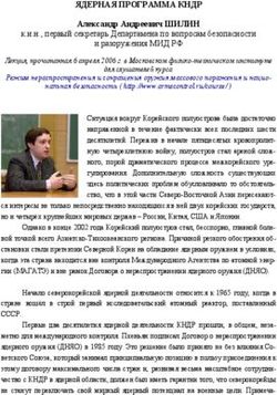 ЯДЕРНАЯ ПРОГРАММА КНДР - Александр Андреевич ШИЛИН