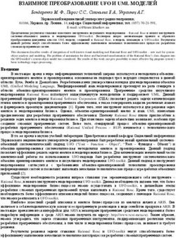 ВЗАИМНОЕ ПРЕОБРАЗОВАНИЕ UFO И UML МОДЕЛЕЙ