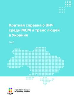 Краткая справка о ВИЧ среди МСМ и транс людей в Украине 2018