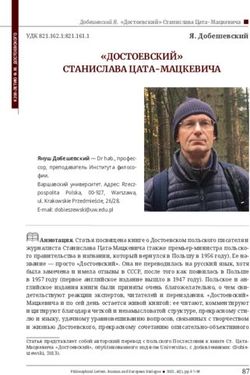 "ДОСТОЕВСКИЙ" СТАНИСЛАВА ЦАТА-МАЦКЕВИЧА - Философические письма. Русско ...