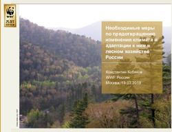 Необходимые меры по предотвращению изменения климата и адаптации к ним в лесном хозяйстве России - Константин Кобяков WWF России Москва, 19.03.2019