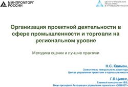 Организация проектной деятельности в сфере промышленности и торговли на региональном уровне