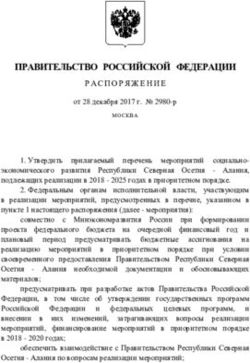 ПРАВИТЕЛЬСТВО РОССИЙСКОЙ ФЕДЕРАЦИИ