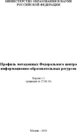 Профиль метаданных Федерального центра информационно-образовательных ресурсов - МИНИСТЕРСТВО ОБРАЗОВАНИЯ И НАУКИ РОССИЙСКОЙ ФЕДЕРАЦИИ