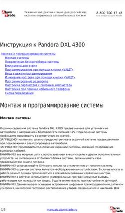 Инструкция к Pandora DXL 4300 - Монтаж и программирование системы