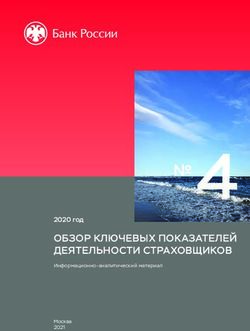 4 ОБЗОР КЛЮЧЕВЫХ ПОКАЗАТЕЛЕЙ ДЕЯТЕЛЬНОСТИ СТРАХОВЩИКОВ - 2020 год