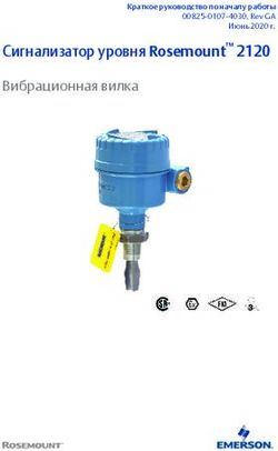 Сигнализатор уровня Rosemount 2120 - Вибрационная вилка - Emerson