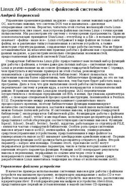 Linux API - работаем с файловой системой - Андрей Боровский