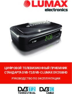 ЦИФРОВОЙ ТЕЛЕВИЗИОННЫЙ ПРИЕМНИК СТАНДАРТА DVB-T2/DVB-С LUMAX DV2108HD - РУКОВОДСТВО ПО ЭКСПЛУАТАЦИИ