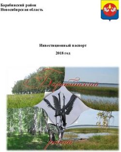 Барабинский район Новосибирская область Инвестиционный паспорт 2018 год