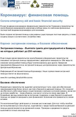 Коронавирус: финансовая помощь - Corona emergency aid and basic financial security