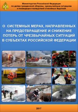 О СИСТЕМНЫХ МЕРАХ, НАПРАВЛЕННЫХ НА ПРЕДОТВРАЩЕНИЕ И СНИЖЕНИЕ ПОТЕРЬ ОТ ЧРЕЗВЫЧАЙНЫХ СИТУАЦИЙ В СУБЪЕКТАХ РОССИЙСКОЙ ФЕДЕРАЦИИ - МЧС России