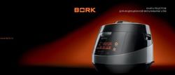 КНИГА РЕЦЕПТОВ ДЛЯ ИНДУКЦИОННОЙ МУЛЬТИВАРКИ U700 WWW.BORK.RU