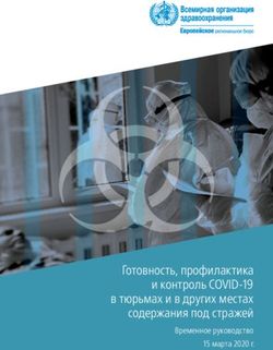 Готовность, профилактика и контроль COVID-19 в тюрьмах и в других местах содержания под стражей - Временное руководство 15 марта 2020 г.