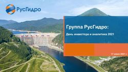 Группа РусГидро: День инвестора и аналитика 2021 - 17 июня 2021 г.